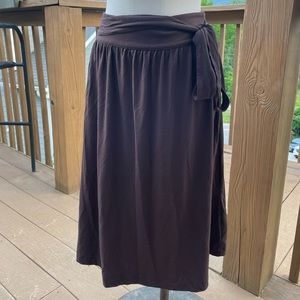 Brown Midi Skirt
